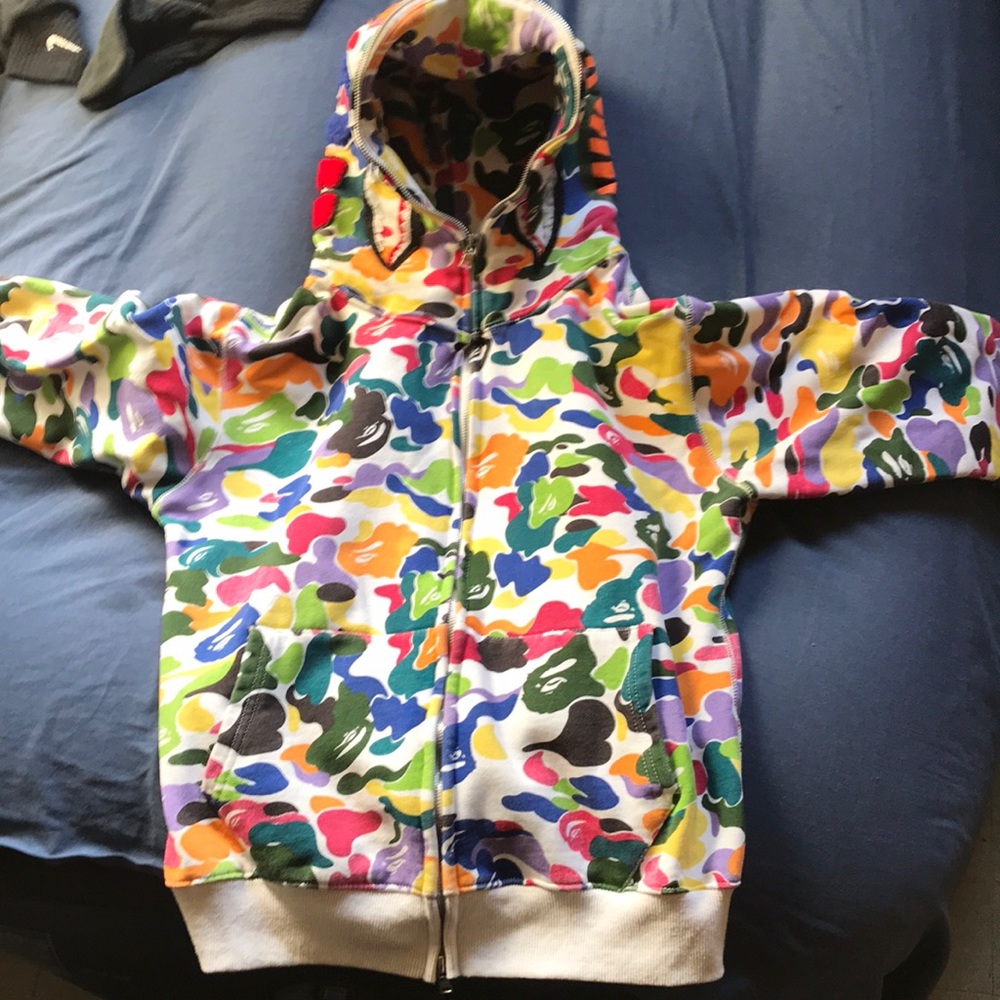 Multi Camo Bape Hoodie